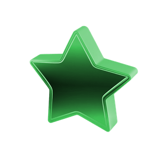 Star rating indicator showing user reviews for a trusted crypto platform
